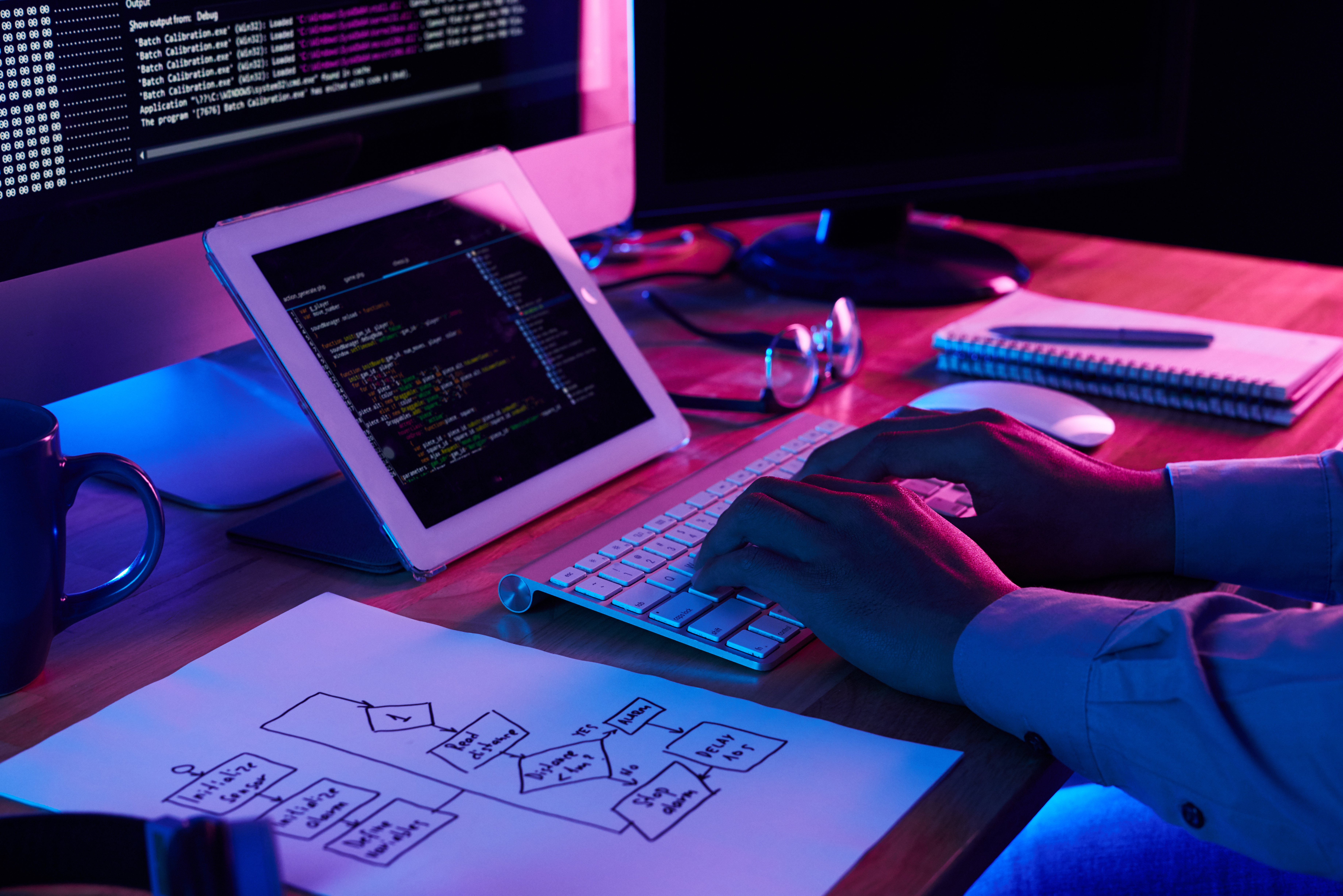 Professional workspace
